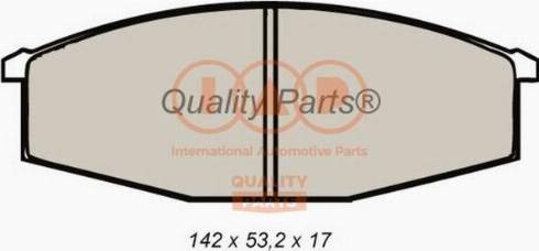 IAP QUALITY PARTS 704-13010X - Bremžu uzliku kompl., Disku bremzes www.autospares.lv