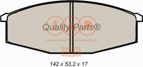 IAP QUALITY PARTS 704-13010 - Bremžu uzliku kompl., Disku bremzes www.autospares.lv