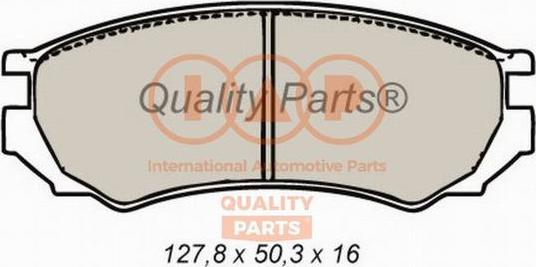 IAP QUALITY PARTS 704-13080 - Bremžu uzliku kompl., Disku bremzes autospares.lv