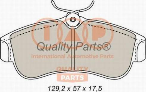 IAP QUALITY PARTS 704-13081X - Bremžu uzliku kompl., Disku bremzes autospares.lv