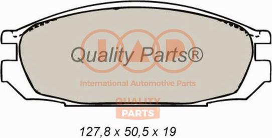 IAP QUALITY PARTS 704-13030X - Bremžu uzliku kompl., Disku bremzes autospares.lv