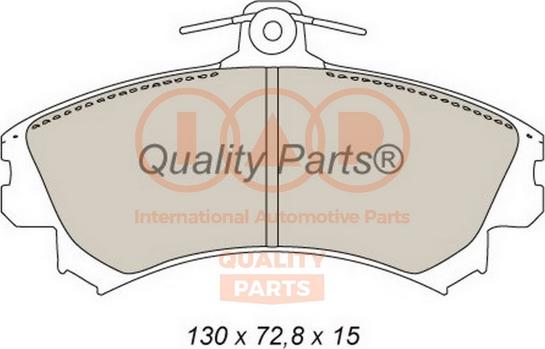 IAP QUALITY PARTS 704-12095 - Bremžu uzliku kompl., Disku bremzes www.autospares.lv