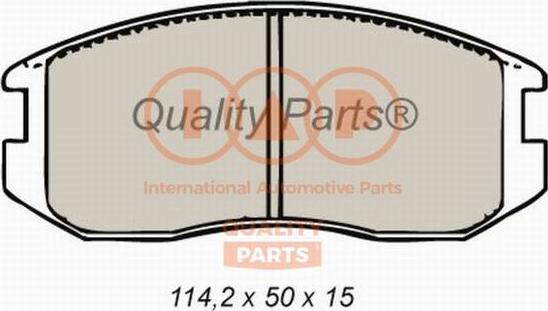 IAP QUALITY PARTS 704-12092 - Bremžu uzliku kompl., Disku bremzes autospares.lv