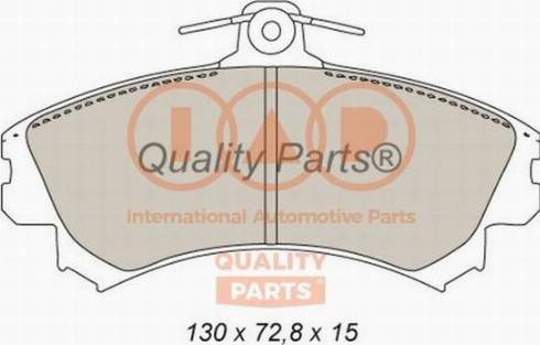 IAP QUALITY PARTS 704-12065X - Bremžu uzliku kompl., Disku bremzes autospares.lv