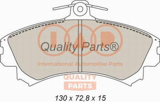 IAP QUALITY PARTS 704-12095X - Bremžu uzliku kompl., Disku bremzes www.autospares.lv