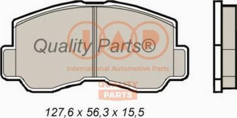 IAP QUALITY PARTS 704-12010X - Тормозные колодки, дисковые, комплект www.autospares.lv