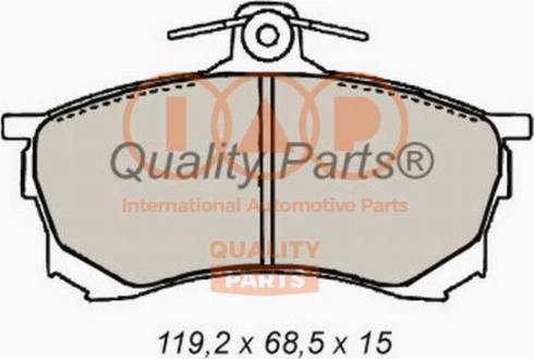 IAP QUALITY PARTS 704-12080X - Brake Pad Set, disc brake www.autospares.lv