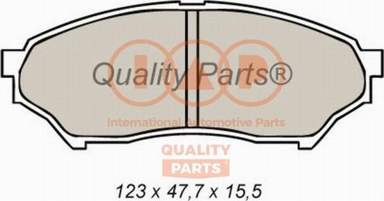 IAP QUALITY PARTS 704-12035 - Bremžu uzliku kompl., Disku bremzes www.autospares.lv