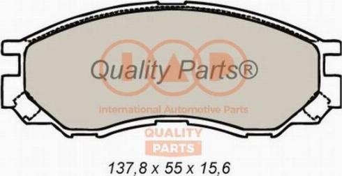 IAP QUALITY PARTS 704-12031X - Bremžu uzliku kompl., Disku bremzes www.autospares.lv