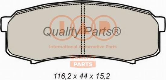 IAP QUALITY PARTS 704-17047 - Bremžu uzliku kompl., Disku bremzes autospares.lv