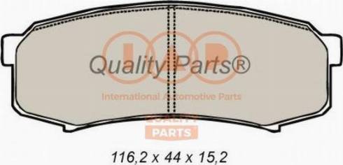 IAP QUALITY PARTS 704-17047X - Bremžu uzliku kompl., Disku bremzes autospares.lv