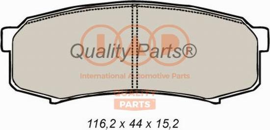 IAP QUALITY PARTS 704-17047P - Bremžu uzliku kompl., Disku bremzes www.autospares.lv