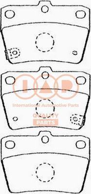 IAP QUALITY PARTS 704-17057P - Bremžu uzliku kompl., Disku bremzes www.autospares.lv