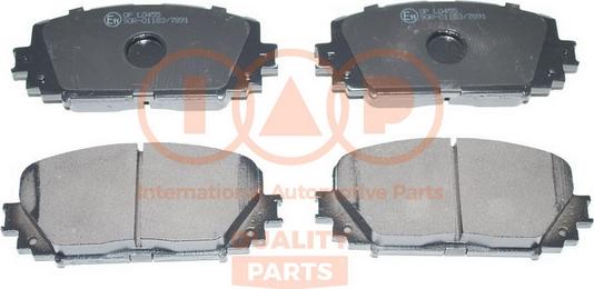 IAP QUALITY PARTS 704-17009 - Bremžu uzliku kompl., Disku bremzes autospares.lv