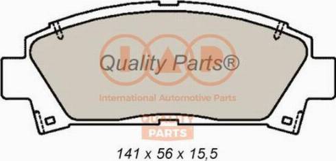 IAP QUALITY PARTS 704-17081X - Тормозные колодки, дисковые, комплект www.autospares.lv