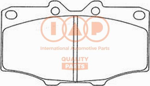 IAP QUALITY PARTS 704-17020P - Brake Pad Set, disc brake www.autospares.lv