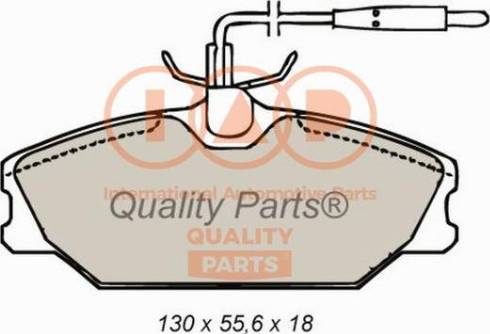 IAP QUALITY PARTS 704-20000X - Bremžu uzliku kompl., Disku bremzes autospares.lv