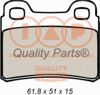 IAP QUALITY PARTS 704-21011 - Bremžu uzliku kompl., Disku bremzes autospares.lv