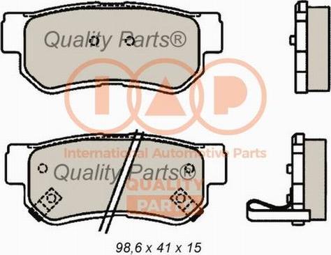 IAP QUALITY PARTS 704-21089X - Bremžu uzliku kompl., Disku bremzes autospares.lv