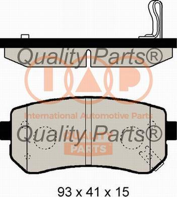 IAP QUALITY PARTS 704-21073X - Bremžu uzliku kompl., Disku bremzes www.autospares.lv