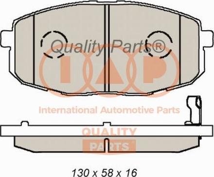 IAP QUALITY PARTS 704-21077 - Bremžu uzliku kompl., Disku bremzes autospares.lv