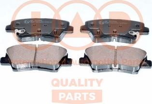 IAP QUALITY PARTS 704-21177X - Тормозные колодки, дисковые, комплект www.autospares.lv