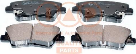 IAP QUALITY PARTS 704-21177 - Bremžu uzliku kompl., Disku bremzes autospares.lv