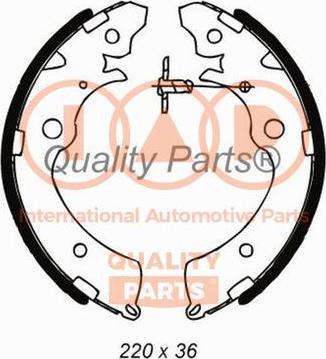 IAP QUALITY PARTS 705-06060 - Bremžu loku komplekts www.autospares.lv