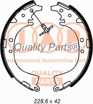 IAP QUALITY PARTS 705-03097 - Brake Shoe Set www.autospares.lv