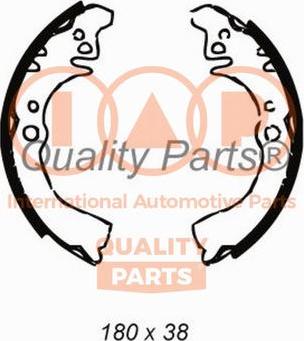 IAP QUALITY PARTS 705-03067 - Bremžu loku komplekts www.autospares.lv