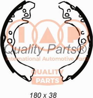 IAP QUALITY PARTS 705-03076 - Bremžu loku komplekts www.autospares.lv