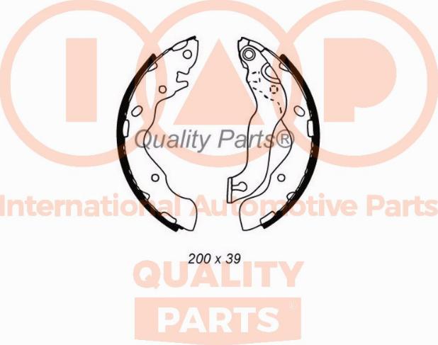 IAP QUALITY PARTS 705-07094 - Brake Shoe Set www.autospares.lv