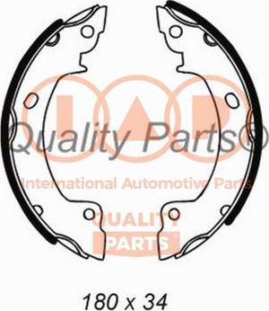 IAP QUALITY PARTS 705-07011 - Bremžu loku komplekts www.autospares.lv