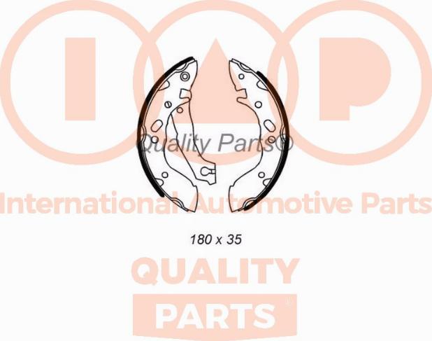 IAP QUALITY PARTS 705-07012 - Bremžu loku komplekts www.autospares.lv