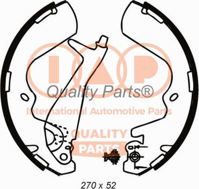 IAP QUALITY PARTS 705-07080 - Bremžu loku komplekts autospares.lv