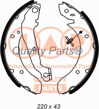 IAP QUALITY PARTS 705-07030 - Brake Shoe Set www.autospares.lv