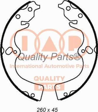 IAP QUALITY PARTS 705-19010 - Bremžu loku komplekts autospares.lv