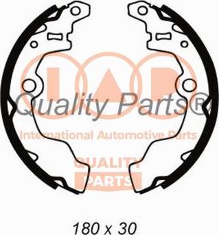 IAP QUALITY PARTS 705-16080 - Комплект тормозных колодок, барабанные www.autospares.lv