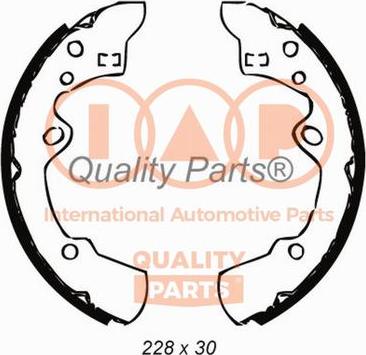 IAP QUALITY PARTS 705-11050 - Bremžu loku komplekts www.autospares.lv