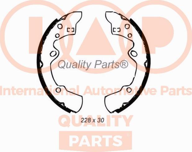 IAP QUALITY PARTS 705-11050 - Bremžu loku komplekts www.autospares.lv