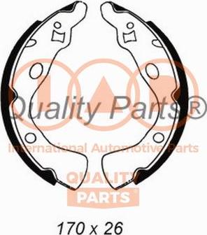 IAP QUALITY PARTS 705-11011 - Bremžu loku komplekts autospares.lv