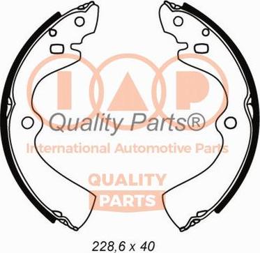 IAP QUALITY PARTS 705-13096 - Brake Shoe Set www.autospares.lv