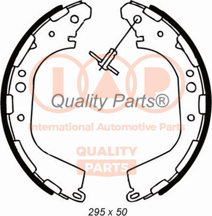 IAP QUALITY PARTS 705-13043 - Brake Shoe Set www.autospares.lv