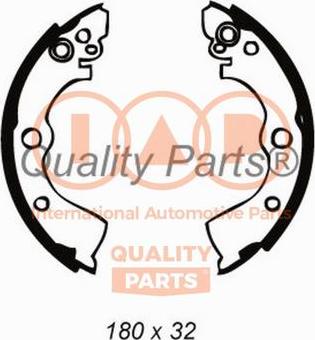 IAP QUALITY PARTS 705-13086 - Brake Shoe Set www.autospares.lv