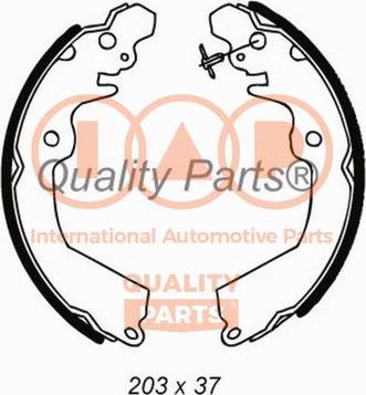 IAP QUALITY PARTS 705-12060 - Bremžu loku komplekts www.autospares.lv