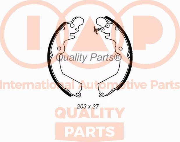 IAP QUALITY PARTS 705-12060 - Bremžu loku komplekts autospares.lv