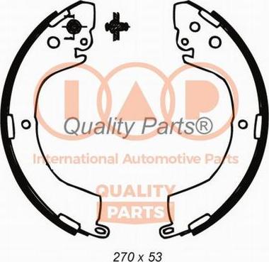 IAP QUALITY PARTS 705-12030 - Bremžu loku komplekts www.autospares.lv