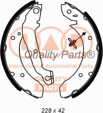 IAP QUALITY PARTS 705-21045 - Brake Shoe Set www.autospares.lv