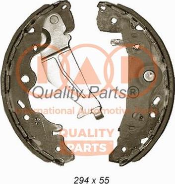 IAP QUALITY PARTS 705-21052 - Комплект тормозных колодок, барабанные www.autospares.lv