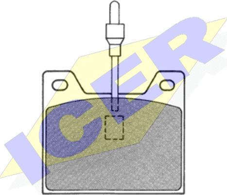 Icer 180121 - Тормозные колодки, дисковые, комплект www.autospares.lv